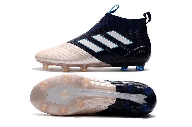 Adidas ACE Purecontrol FG Football Soccer Cleats shoes Gold Blue White