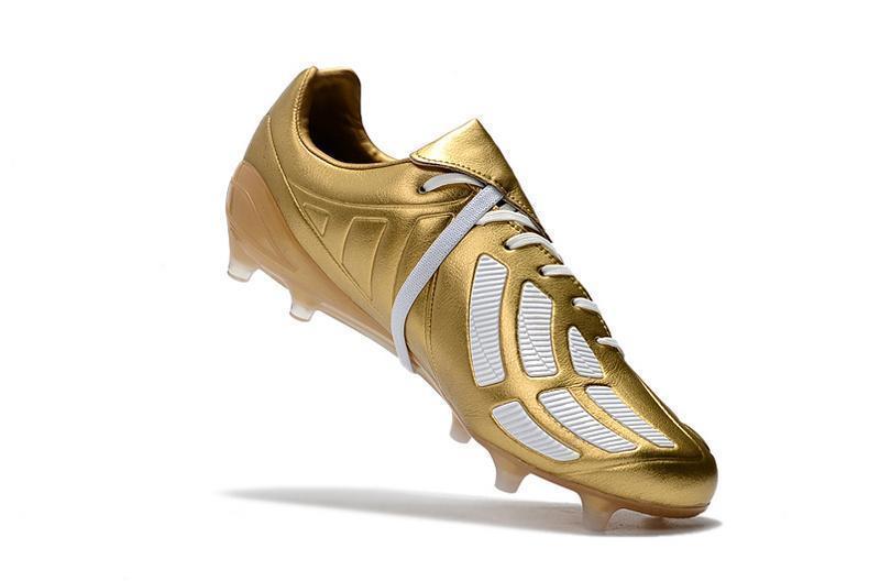 New Adidas Predator Mania Champagne FG Soccer Cleats Shoes Gold White