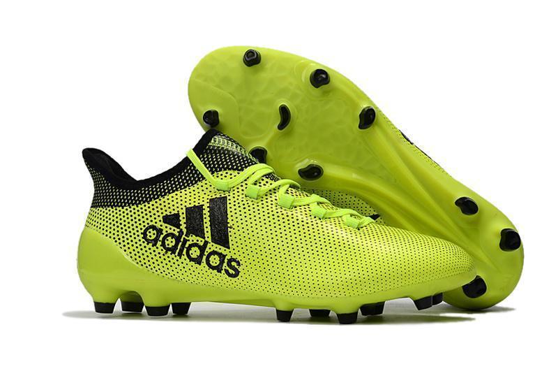 New Adidas X 17.1 FG Soccer Cleats Shoes Green Black