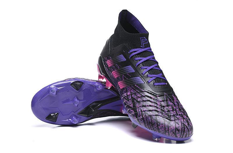 Adidas 19.1 FG Soccers Cleats Shoes Purple Black