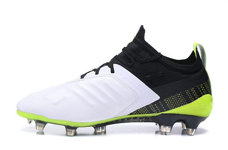 Puma One 5.1 FG AG Soccers Cleats Shoes Green Black