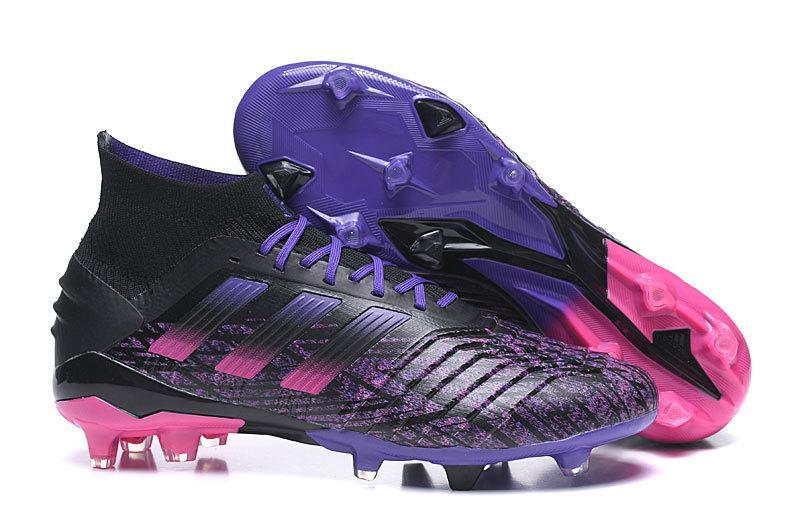 Adidas 19.1 FG Soccers Cleats Shoes Purple Black