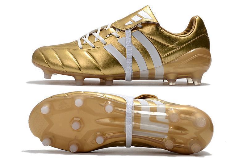 New Adidas Predator Mania Champagne FG Soccer Cleats Shoes Gold White