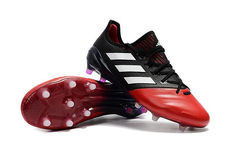 Adidas ACE Series FG Soccer Cleats Shoes Red Black White