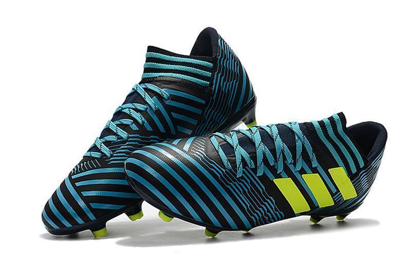 New Adidas Nemeziz Messi FG Soccer Cleats Shoes Blue Black Green