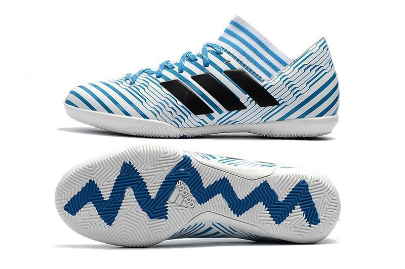 New Adidas Nemeziz Series TF Soccer Cleats Shoes Blue White Black