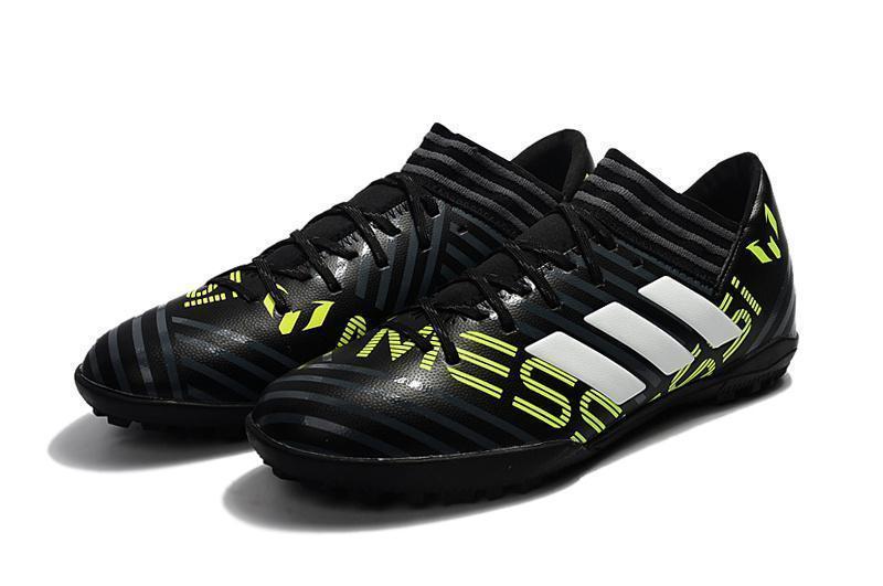 New Adidas Nemeziz Series TF Soccer Cleats Shoes Black Gray Lime White