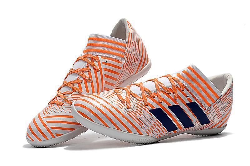 New Adidas Nemeziz Series TF Soccer Cleats Shoes Orange White Blue