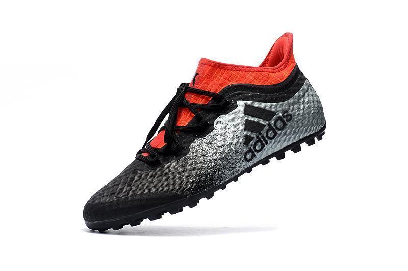 New Adidas Weave TANGO Series TF Small Grass Spike Soccer Cleats Shoes White Black Orange