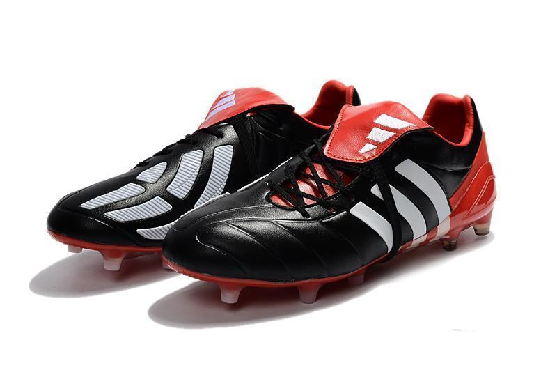 New Adidas Predator Mania Champagne FG Soccer Cleats Shoes Black Red White