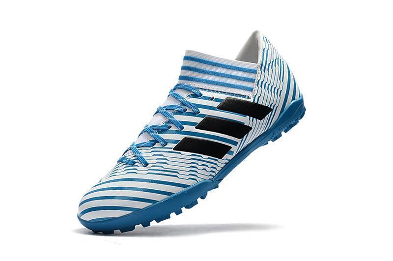 New Adidas Nemeziz Series TF Soccer Cleats Shoes Blue White Black