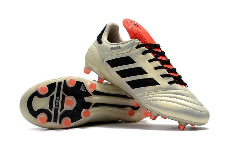 Adidas Copa 17.1 FG Soccer Cleats Shoes White Black Orange