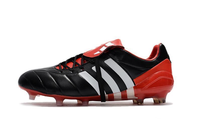 New Adidas Predator Mania Champagne FG Soccer Cleats Shoes Black Red White