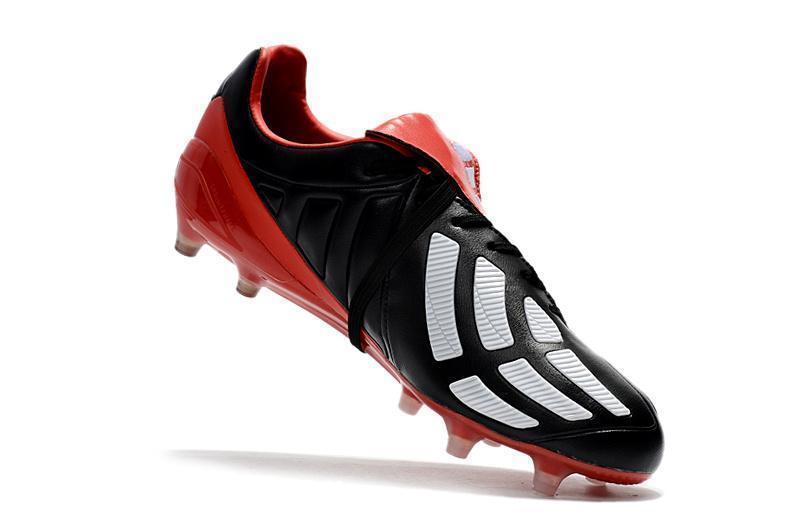 New Adidas Predator Mania Champagne FG Soccer Cleats Shoes Black Red White