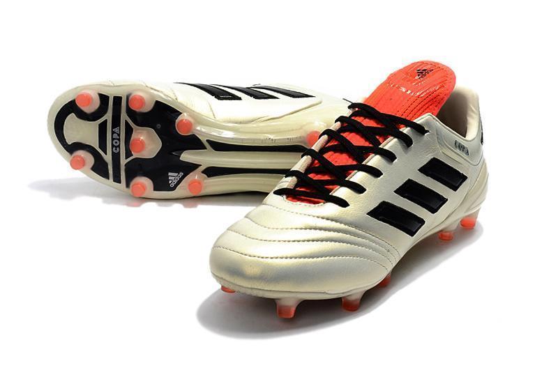 Adidas Copa 17.1 FG Soccer Cleats Shoes White Black Orange