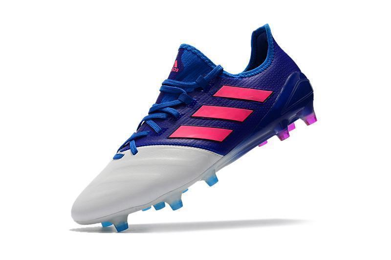 Adidas ACE Series FG Soccer Cleats Shoes Blue White Pink