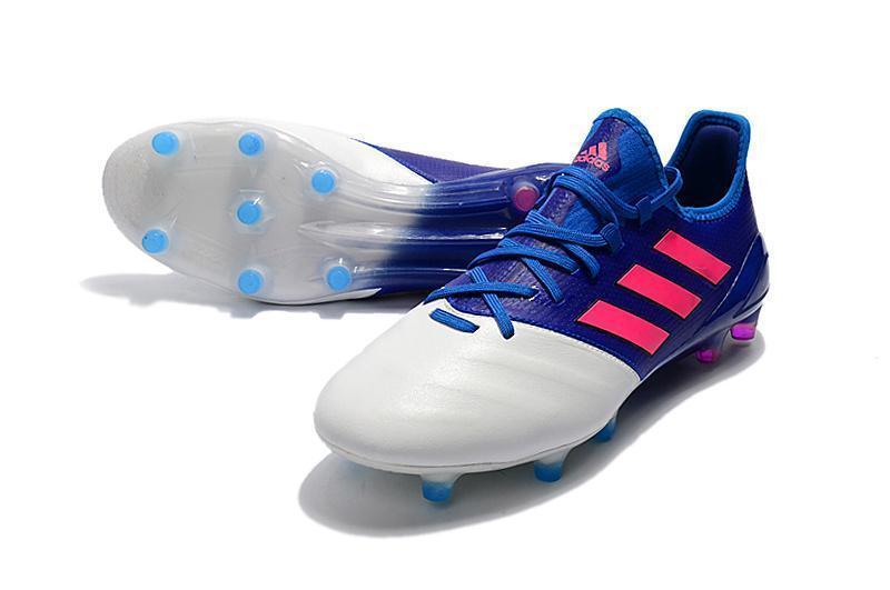 Adidas ACE Series FG Soccer Cleats Shoes Blue White Pink