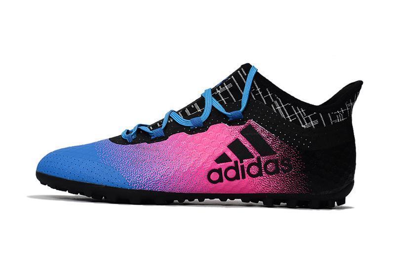 New Adidas Weave TANGO Series TF Small Grass Spike Soccer Cleats Shoes Blue Pink Black