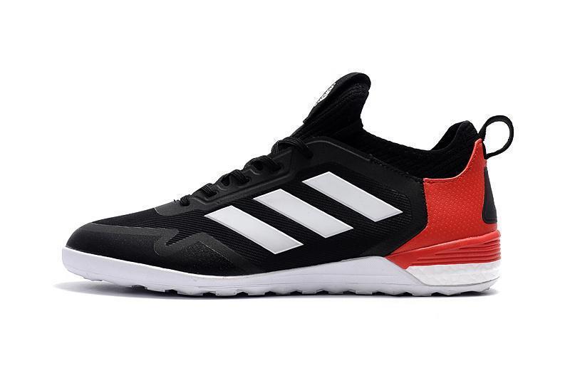 Adidas ACE TF Soccer Cleats Shoes Black Red White