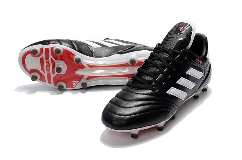 Adidas Copa 17.1 FG Soccer Cleats Shoes Black White Red