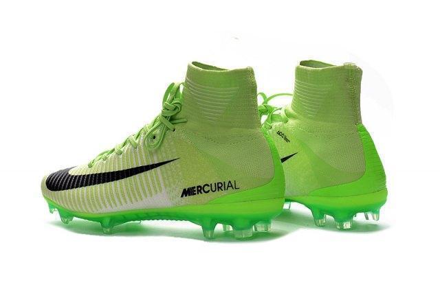 Nike Mercurial Superfly V FG Soccer Cleats Fluorescent Green Black