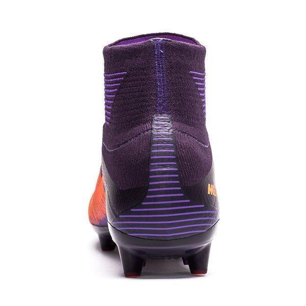 Nike Mercurial Superfly V AG Soccer Cleats Purple Bright Citrus