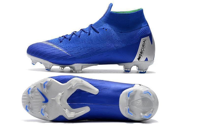 NIKE Mercurial Superfly VI 360 Elite FG Blue Silver