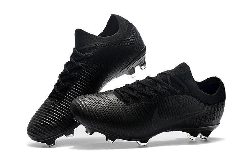 Nike Mercurial Vapor Flyknit Ultra FG Soccer Cleats Black