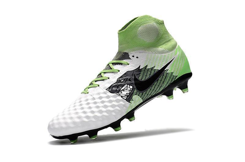 New Nike Magista Obra II FG Soccer Cleats Shoes White Green