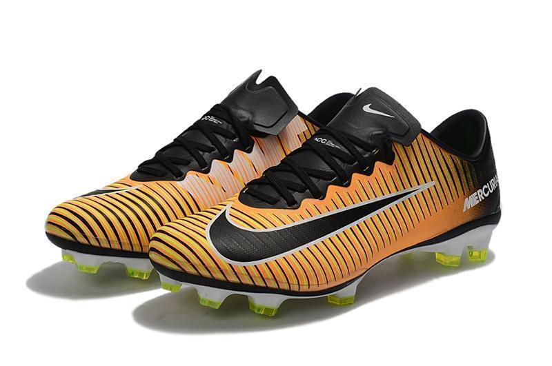 Nike Mercurial Vapor XI FG Soccer Cleats Yellow Black