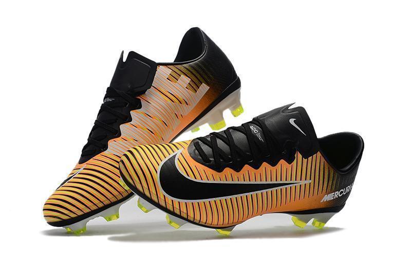 Nike Mercurial Vapor XI FG Soccer Cleats Yellow Black