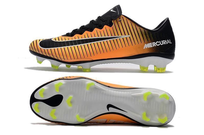 Nike Mercurial Vapor XI FG Soccer Cleats Yellow Black