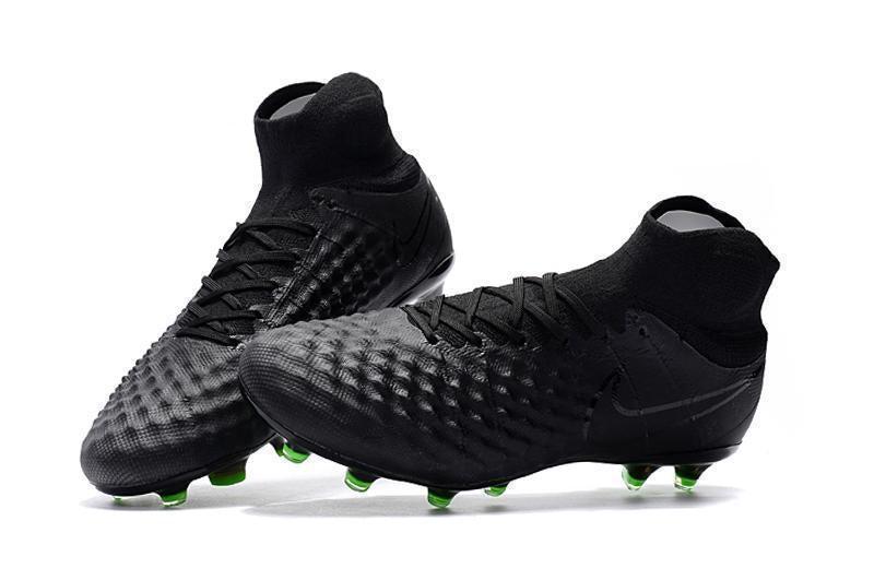 New Nike Magista Obra II FG Soccer Cleats Shoes Black Green