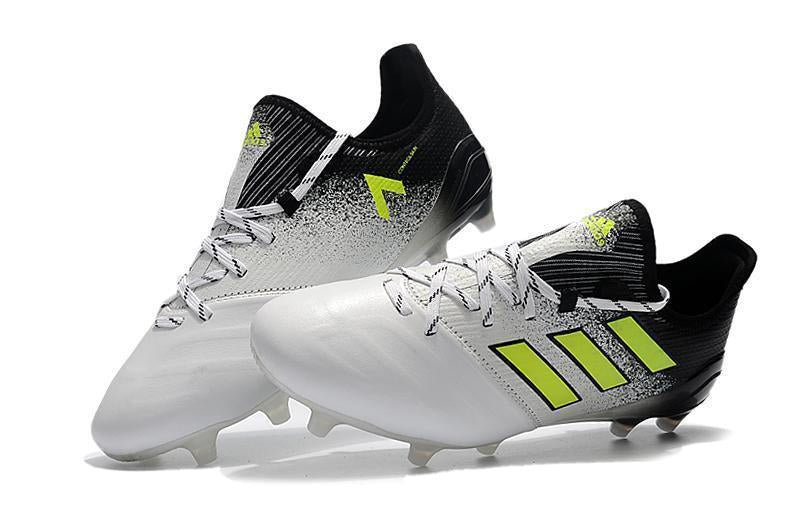 Adidas ACE FG Soccer Cleats Shoes White Black Green