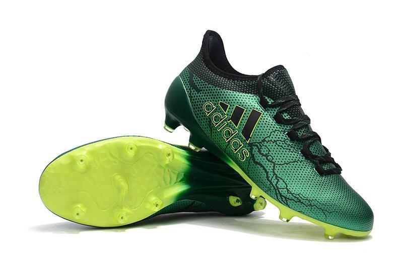 New Adidas X Thunderstorm Series FG Soccer Cleats Shoes Green Lemon