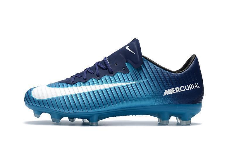 Nike Mercurial Vapor XI FG Soccer Cleats Ice Blue White Black