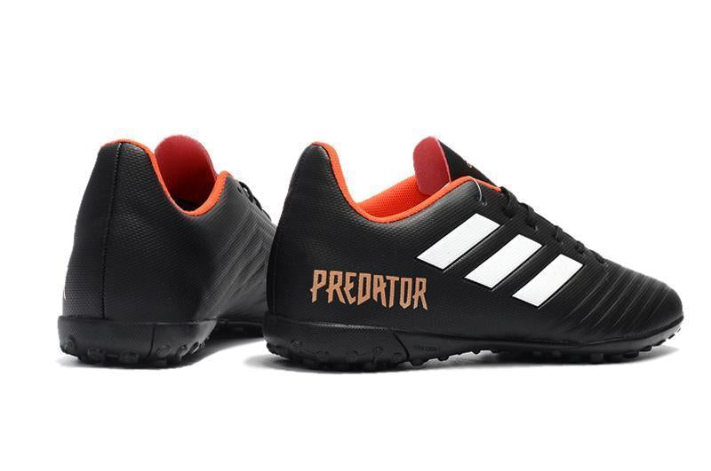 New Adidas Predator TF Soccer Cleats Shoes Black White Orange