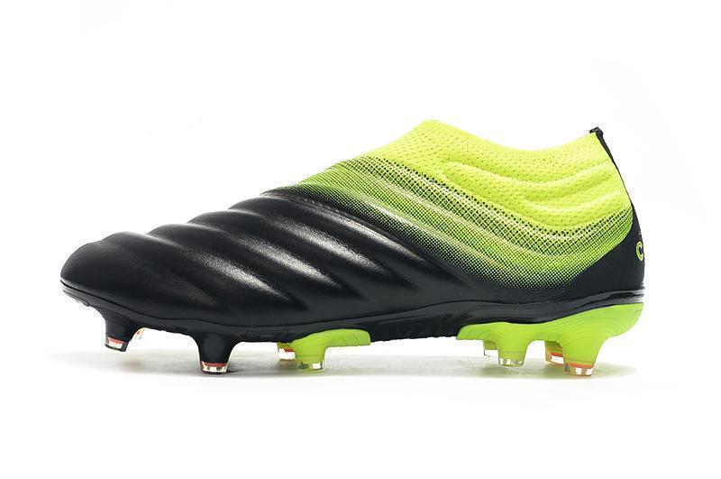 Adidas Copa 19+ FG Soccer Cleats Shoes Black Yellow Green