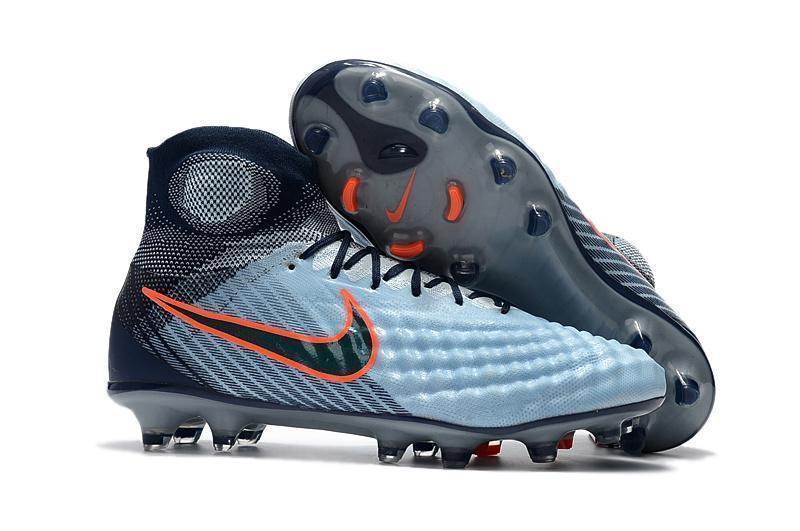 New Nike Magista obra II FG Soccer Cleats Shoes Blue Black Orange