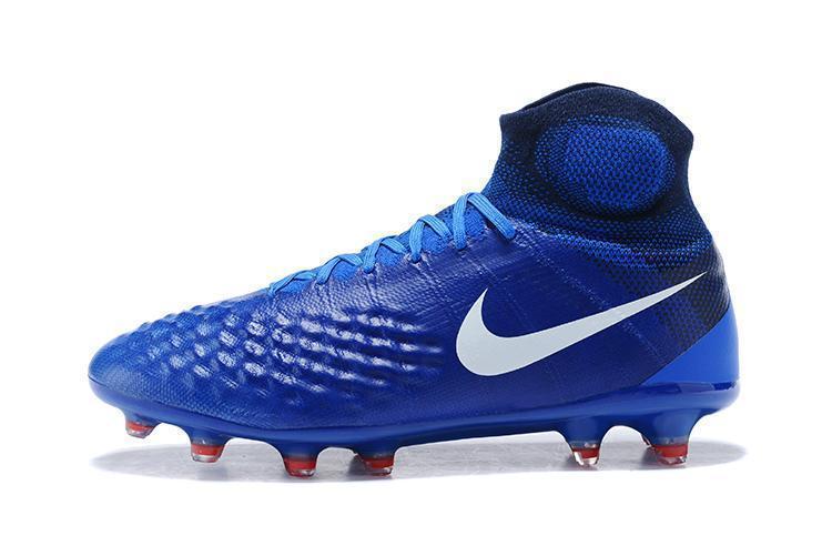 New Nike Magista obra II FG Soccer Cleats Shoes Royal Blue White