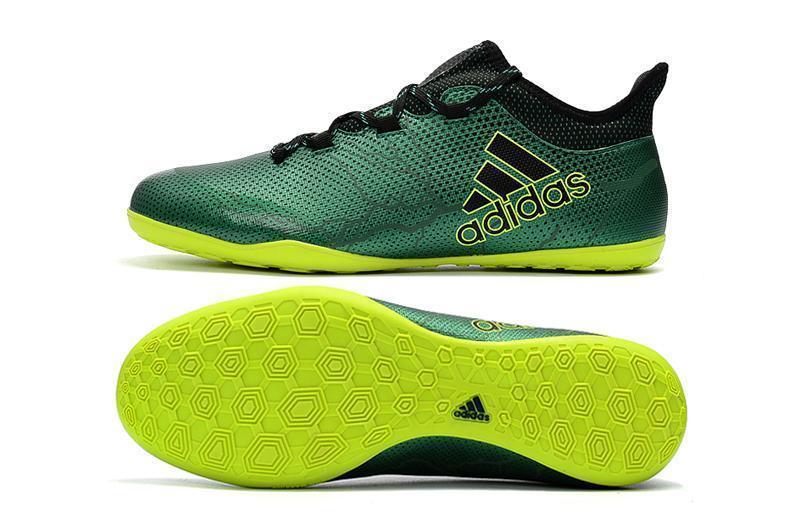 New Adidas X 17.1 TF Soccer Cleats Shoes Green Lime Black