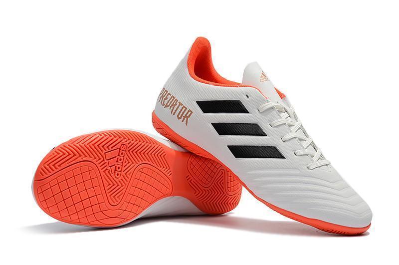 New Adidas Predator Tango 18.4 Soccer Cleats Shoes Gray Orange Black