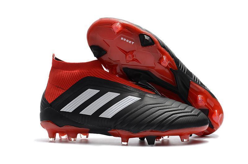 Adidas Predator 18+ FG Soccer Cleats Solar Red Core Black White