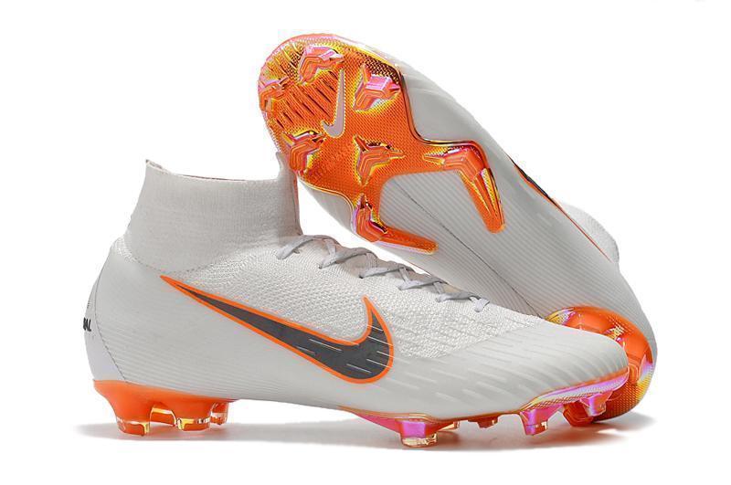 NIKE Mercurial Superfly VI 360 Elite FG White Orange