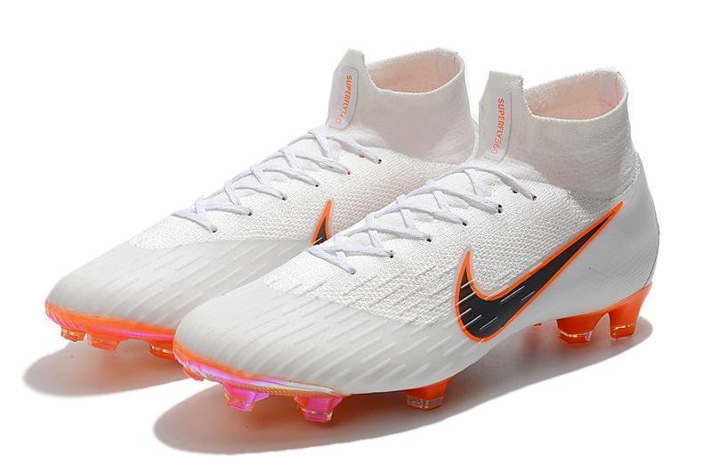 NIKE Mercurial Superfly VI 360 Elite FG White Orange