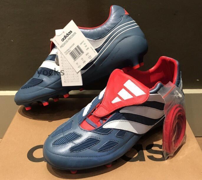 New Adidas Predator Precision FG Soccer Cleats Shoes Blue Red White