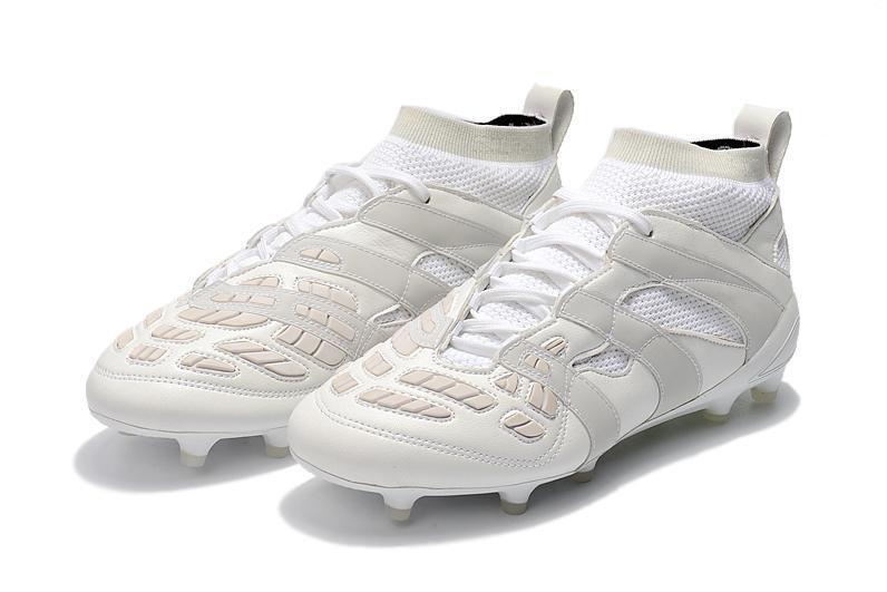 Adidas Predator Accelerator David Beckham FG Soccer Cleats White