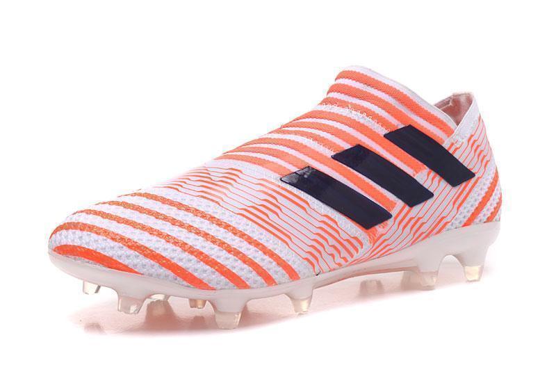 New Adidas Nemeziz Messi 17+ 360 Agility FG Soccer Cleats Shoes Orange White Black