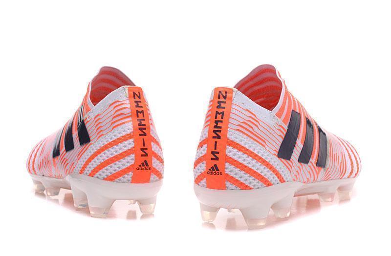 New Adidas Nemeziz Messi 17+ 360 Agility FG Soccer Cleats Shoes Orange White Black