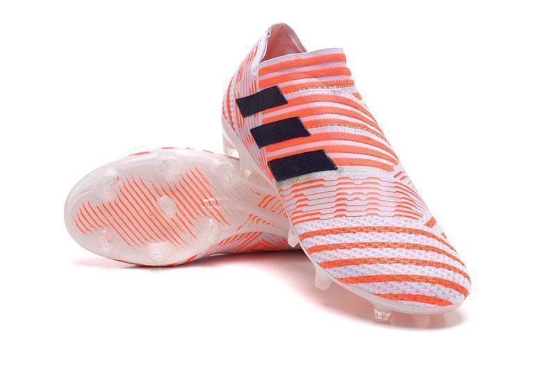 New Adidas Nemeziz Messi 17+ 360 Agility FG Soccer Cleats Shoes Orange White Black